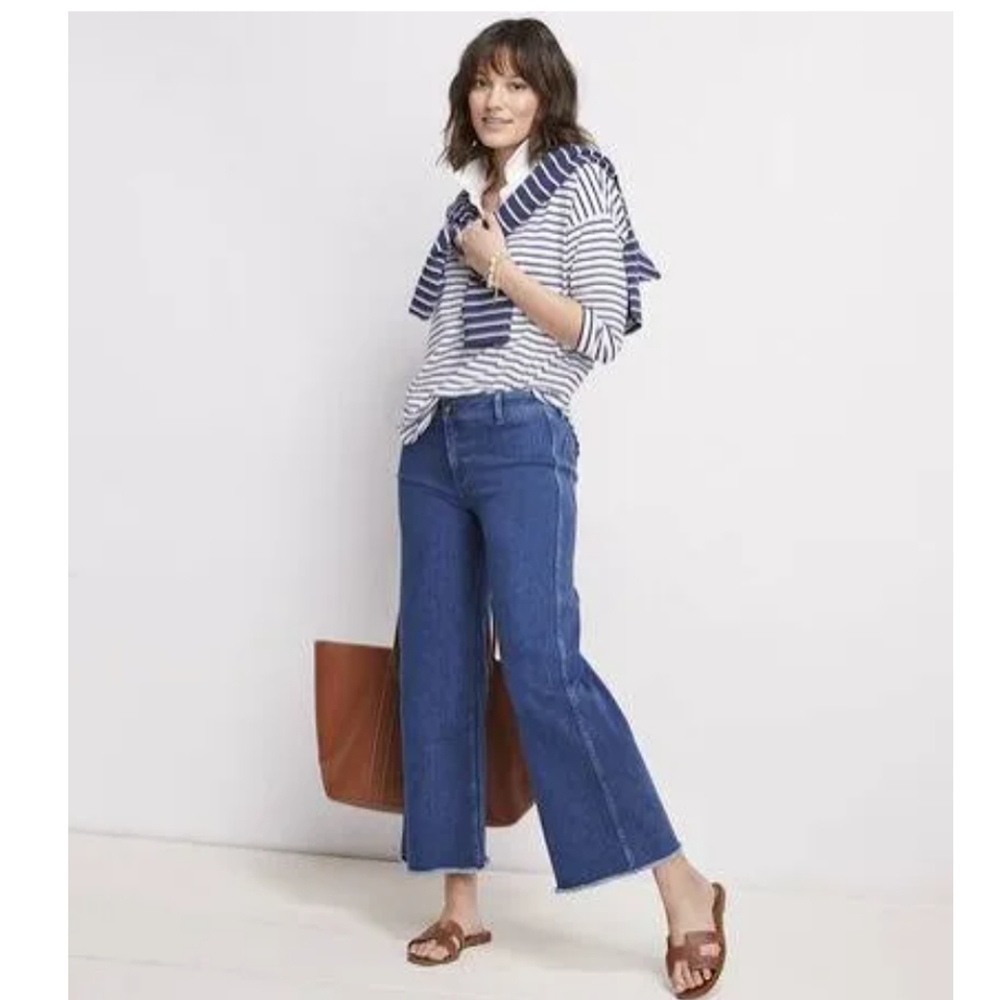 Vineyard Vines Wide Leg Mariner Jeans